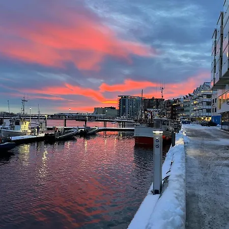 公寓 Svolvaer, Lofoten, Modern And Northern Lights *